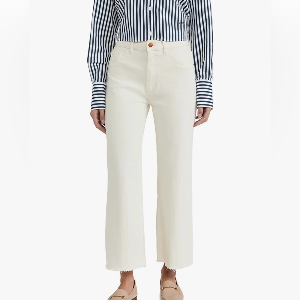 DL1961 Women's Hepburn Wide Leg High Rise Jeans. Size 25 Regular